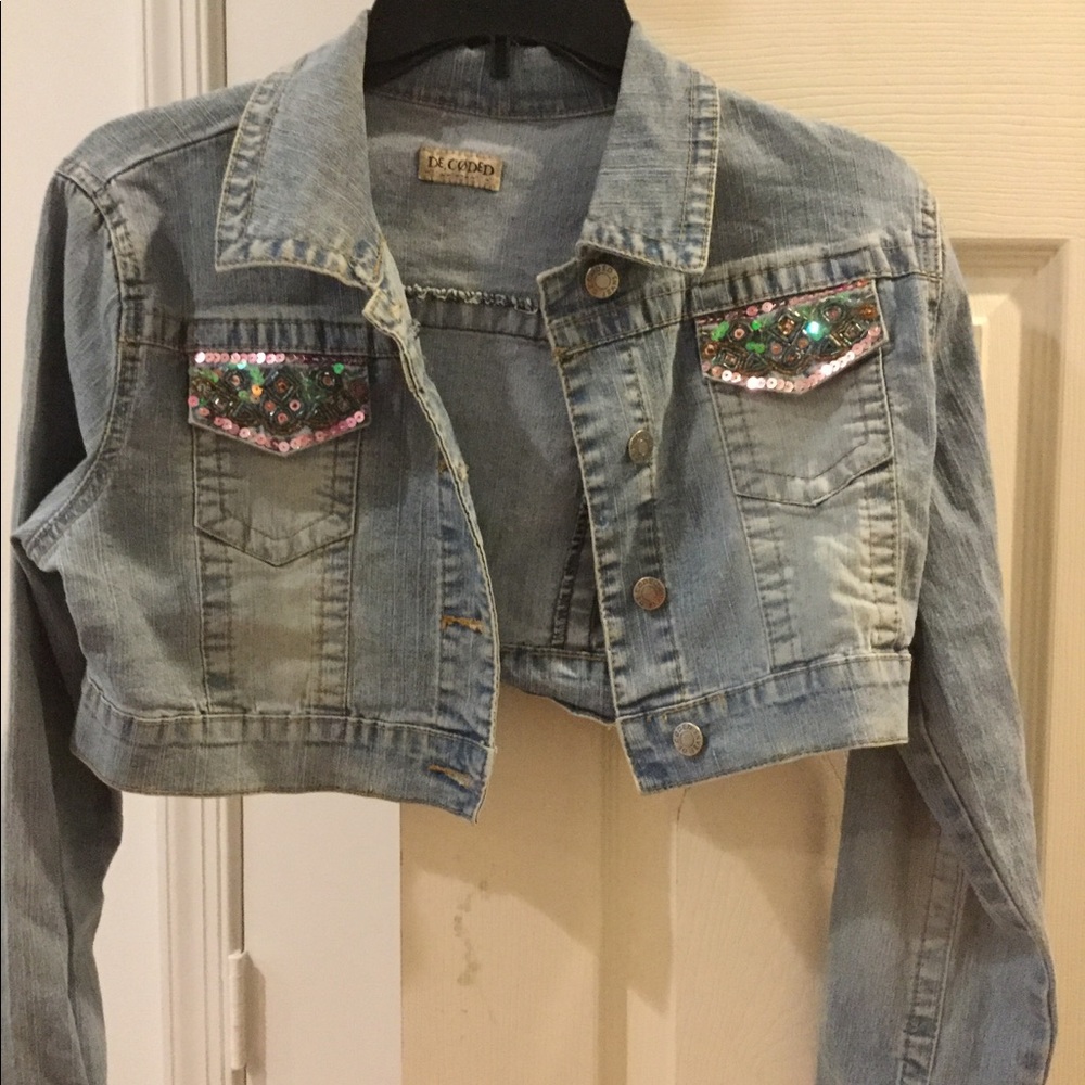 Crop Jean Jacket.